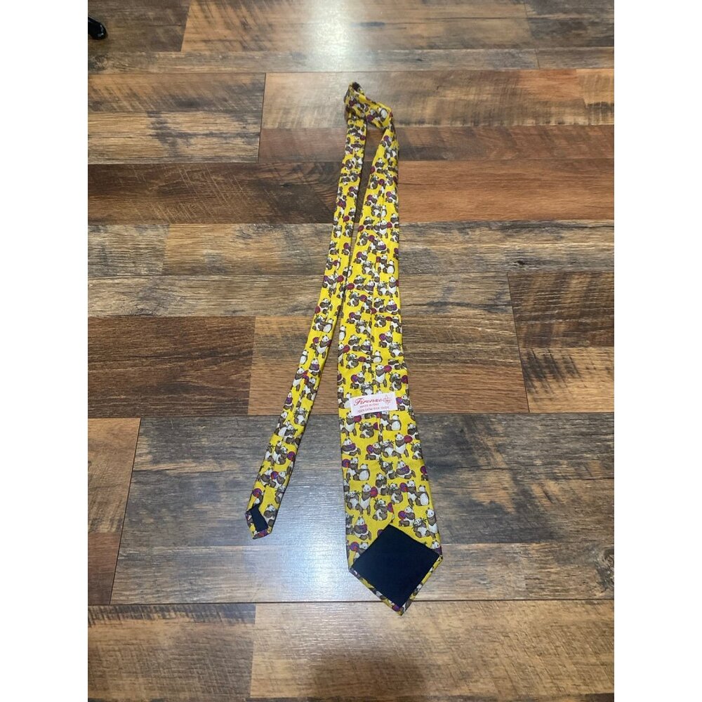 Vintage Firenze Silk Panda‎ Tie